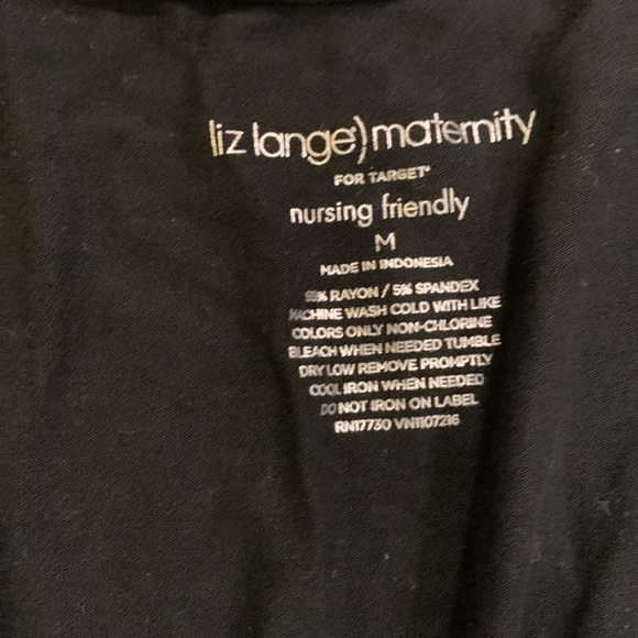 Liz Lange Maternity Nursing Friendly Black sleeveless dress in Size Medium - Picture 2 of 2